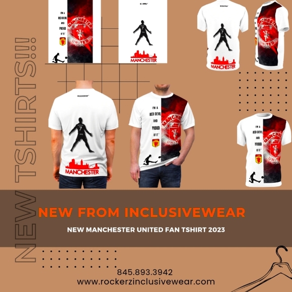 Manchester United "Red Devils" New and Proud of it! Unisex Cut & Sew! - Picture 2 of 9